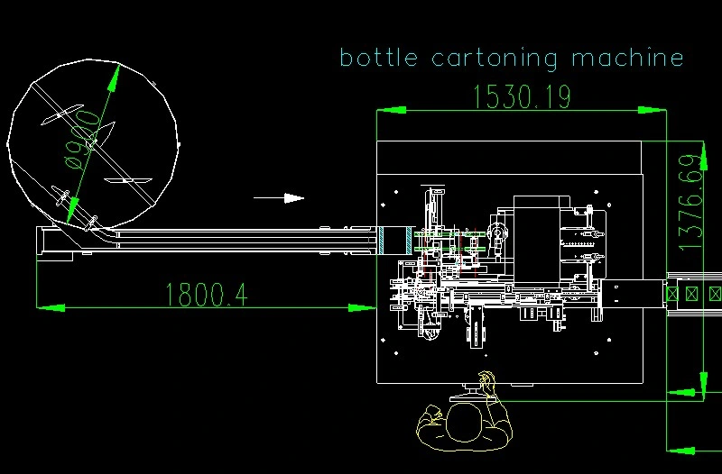 Automatic Highly Cost Effective Good Compatibility Bottles/ Food and Medicine Cartoning Packing Machine