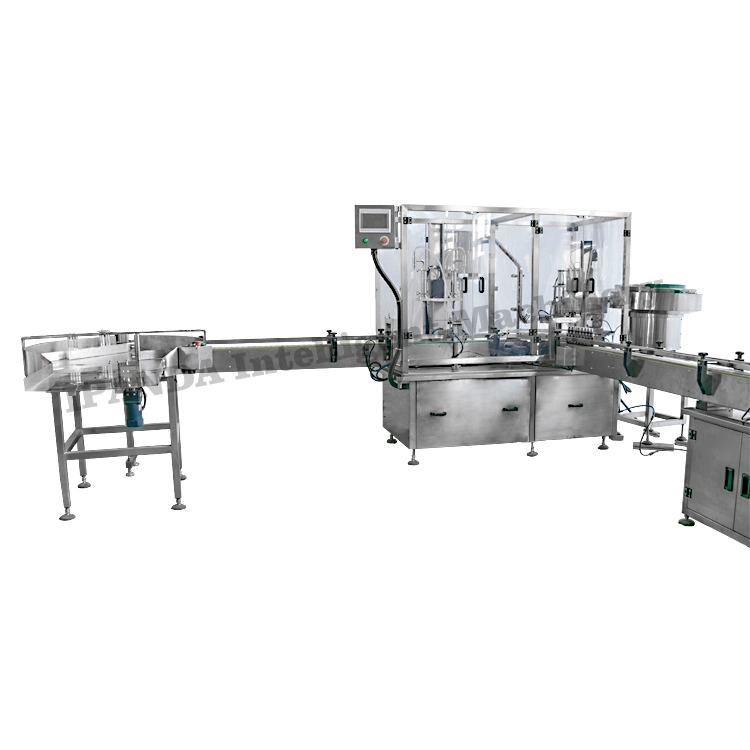 Cough Syrup Medicine Bottle Filling Capping Machine