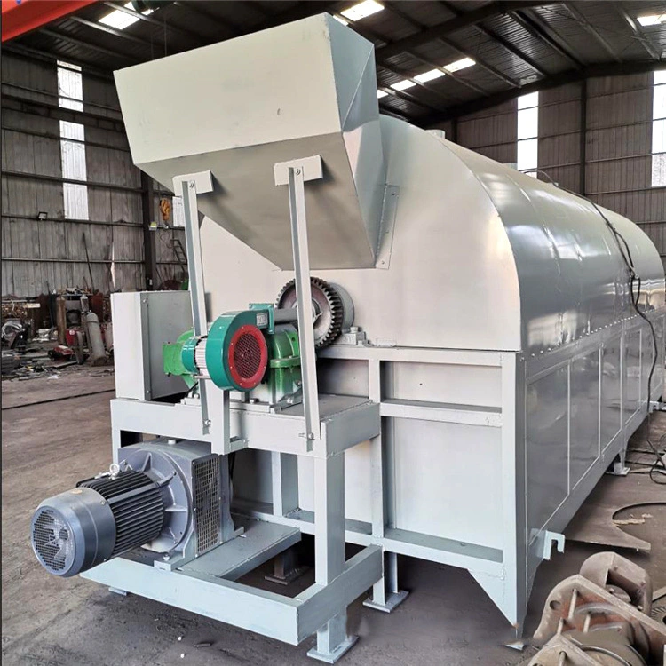 Multifunctional China Coal Barley Almond Shell Rotatory Drying Machine Charcoal Sludge Big Peanut Dryer Machine